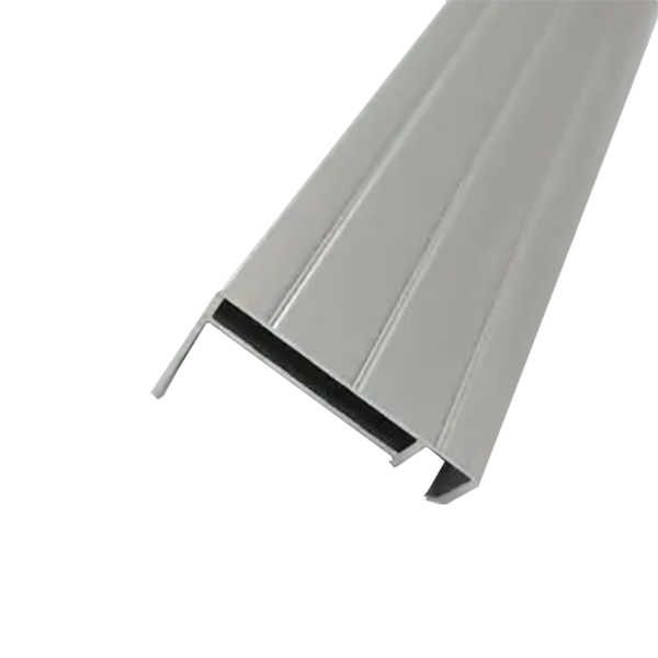 aluminium profile aluminum solar frame profiles  section silver anodized matt sand sands blasting